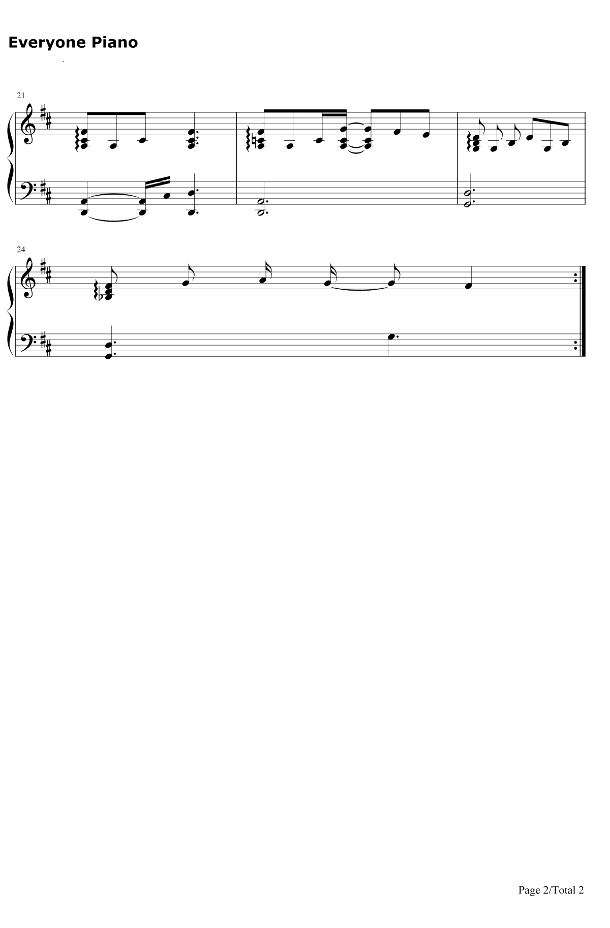 Almost is Never Enough钢琴谱-Ariana Grande/Nathan Skyes2