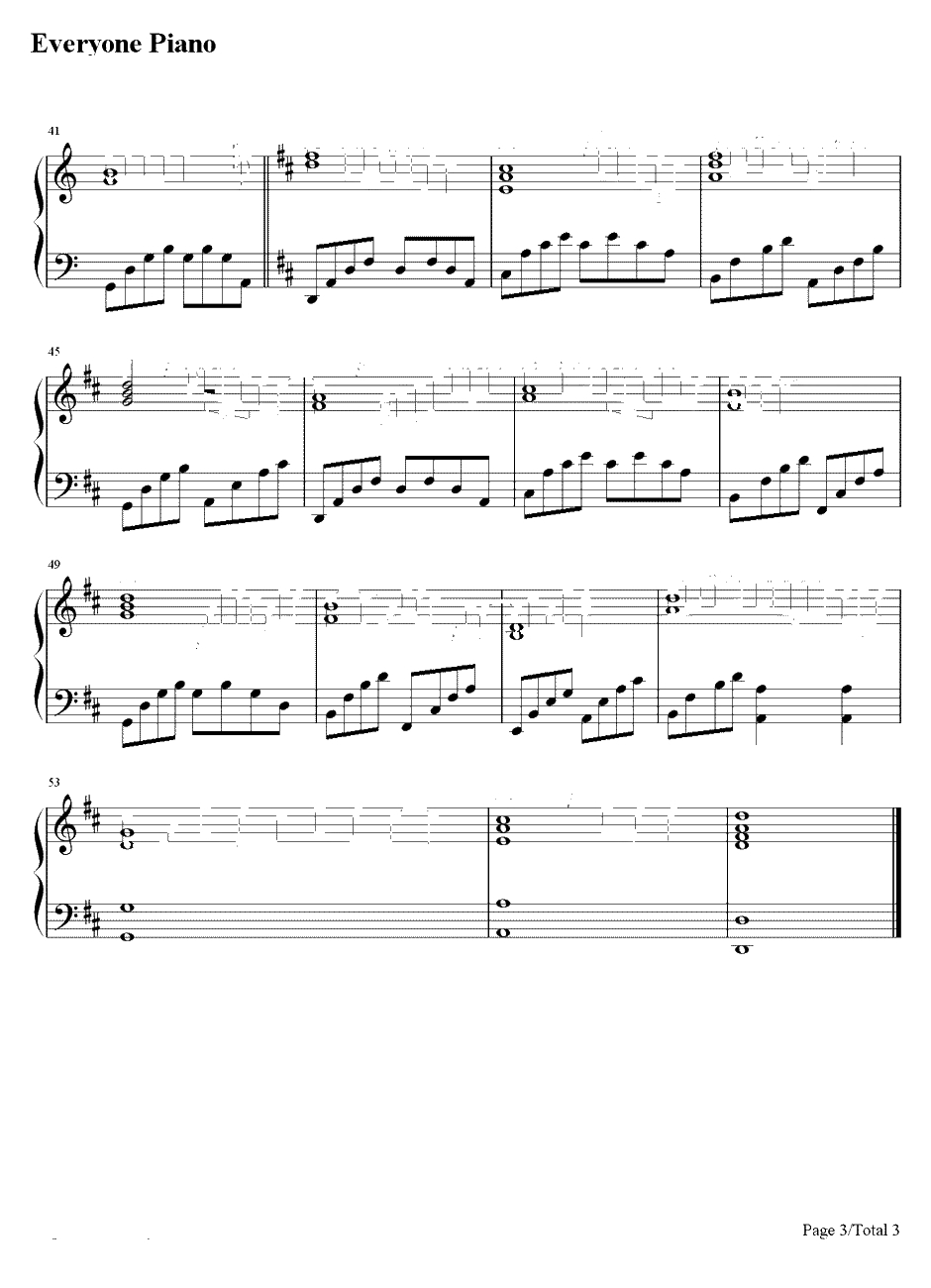 When You Believe钢琴谱-Mariah Carey & Whitney Elizabeth Houston3