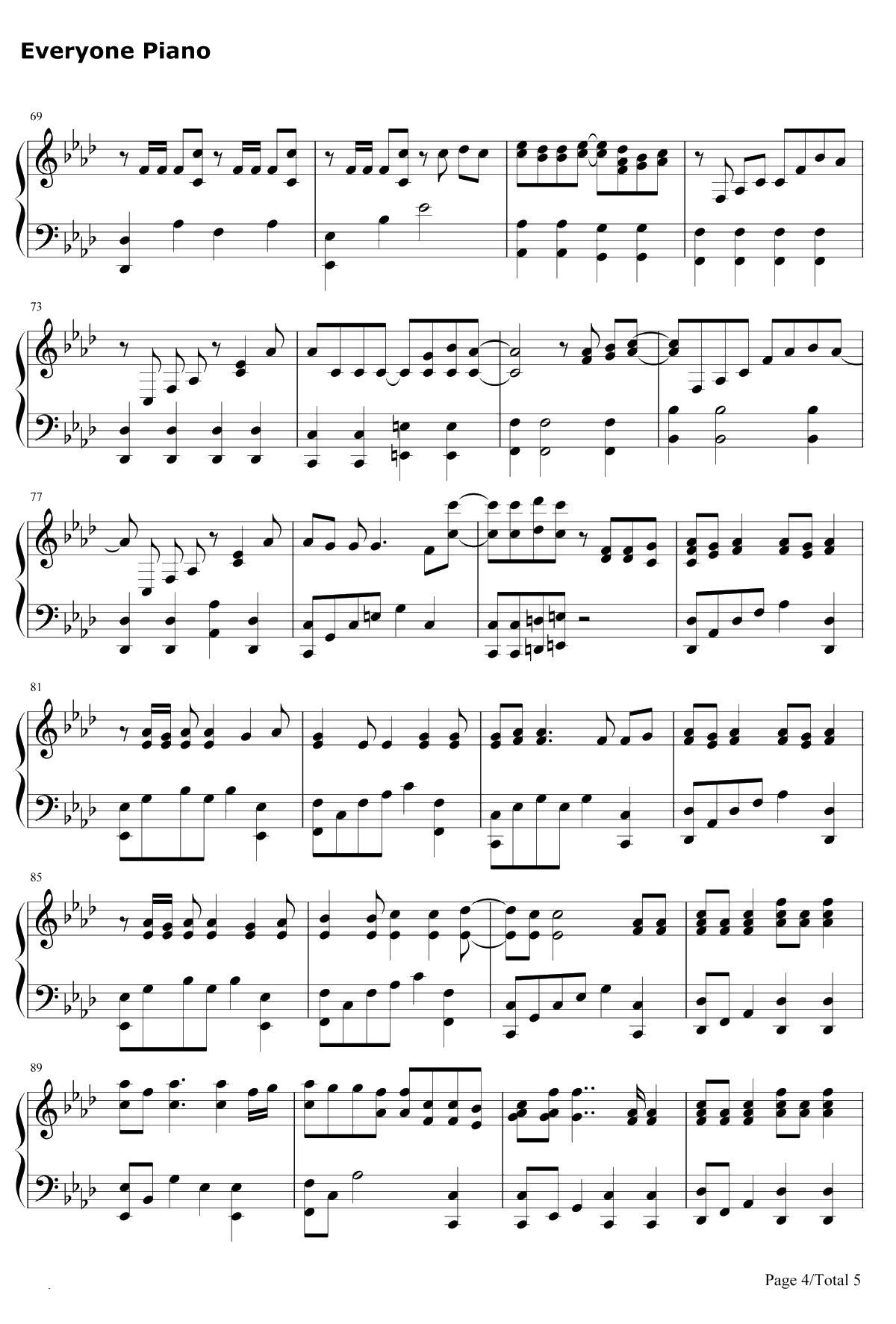 Annabelle钢琴谱-Pianoboy4