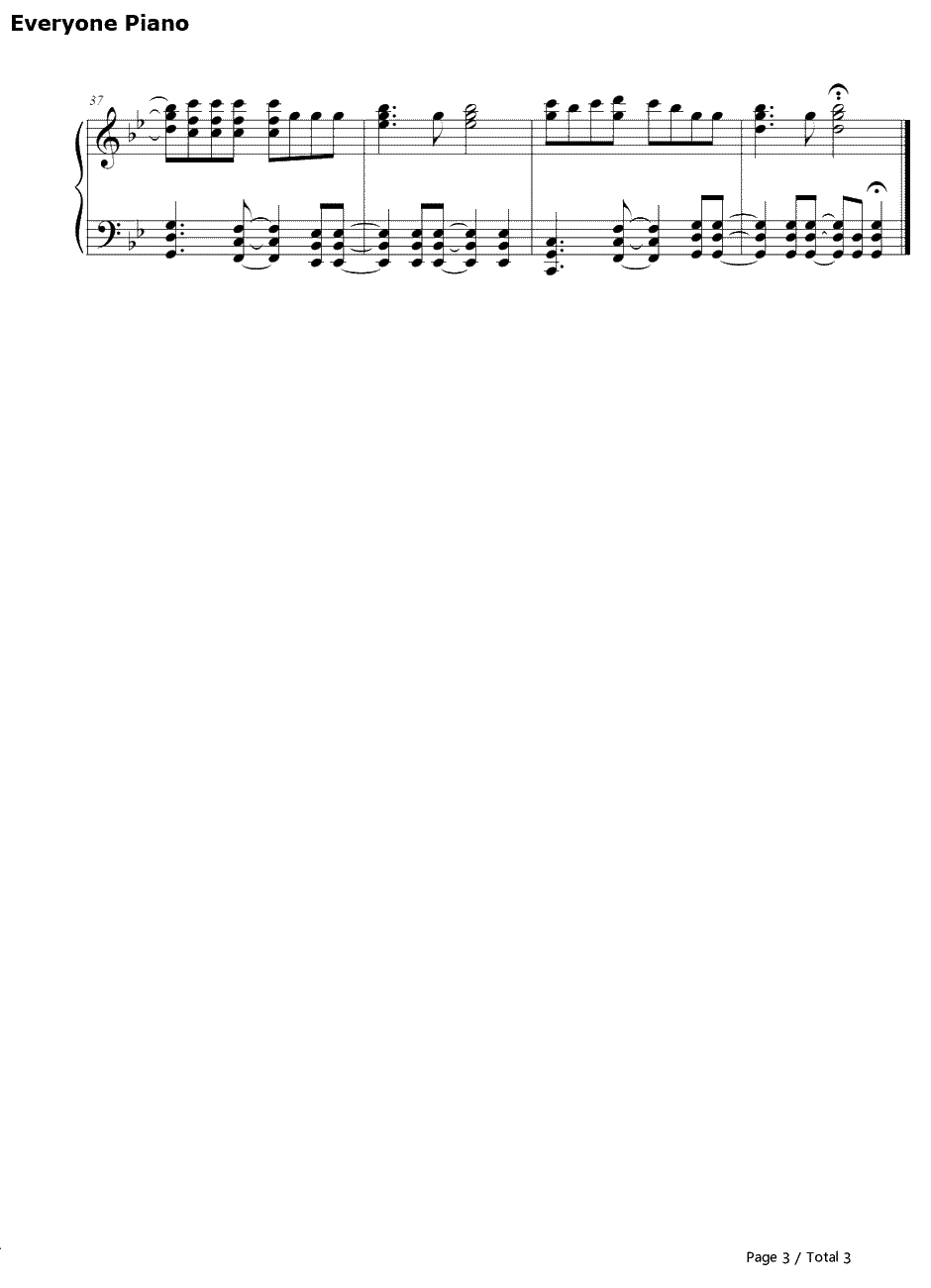 Applause（掌声）钢琴谱-Lady GaGa3