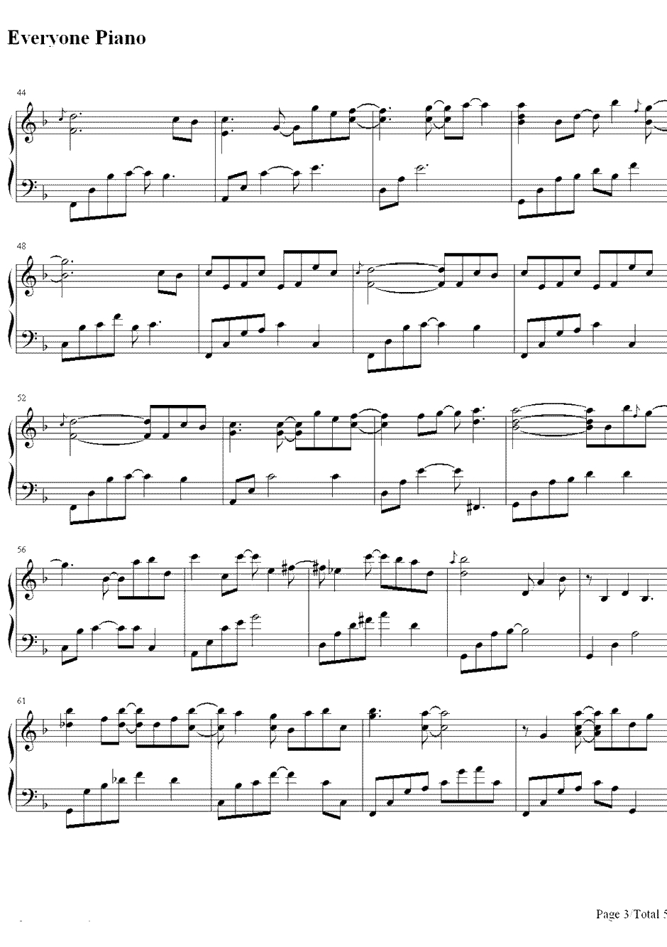Dreams钢琴谱-李闰珉（Yiruma）3