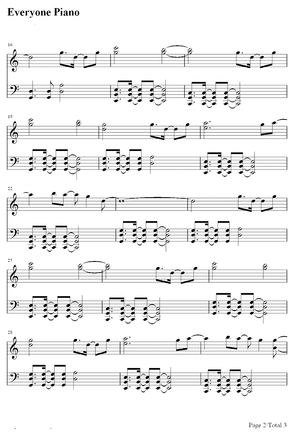 Unconditionally钢琴谱-Katy Perry2