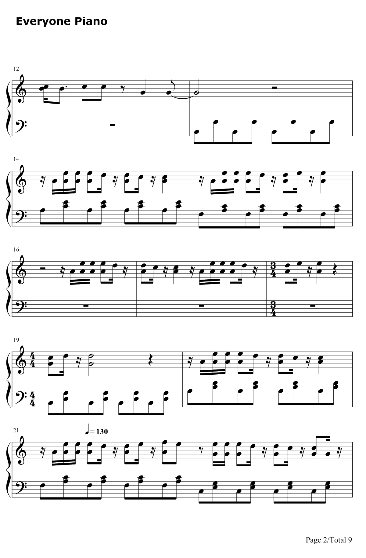 Stronger(What Doesn't Kill You)钢琴谱-Kelly Clarkson2