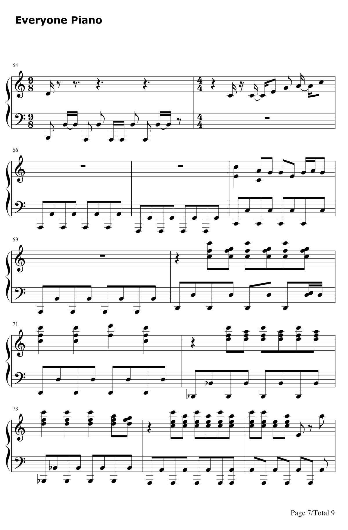 Stronger(What Doesn't Kill You)钢琴谱-Kelly Clarkson7