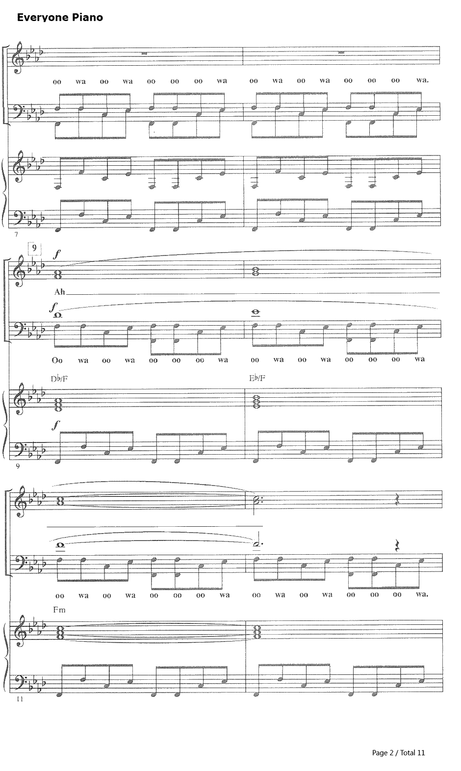 Livin' on a prayer钢琴谱-Bon Jovi邦乔维2