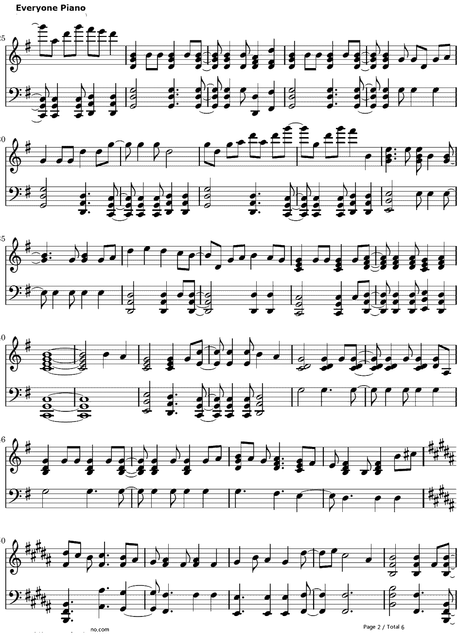 Do You Hear What I Hear钢琴谱-Bing Crosby2