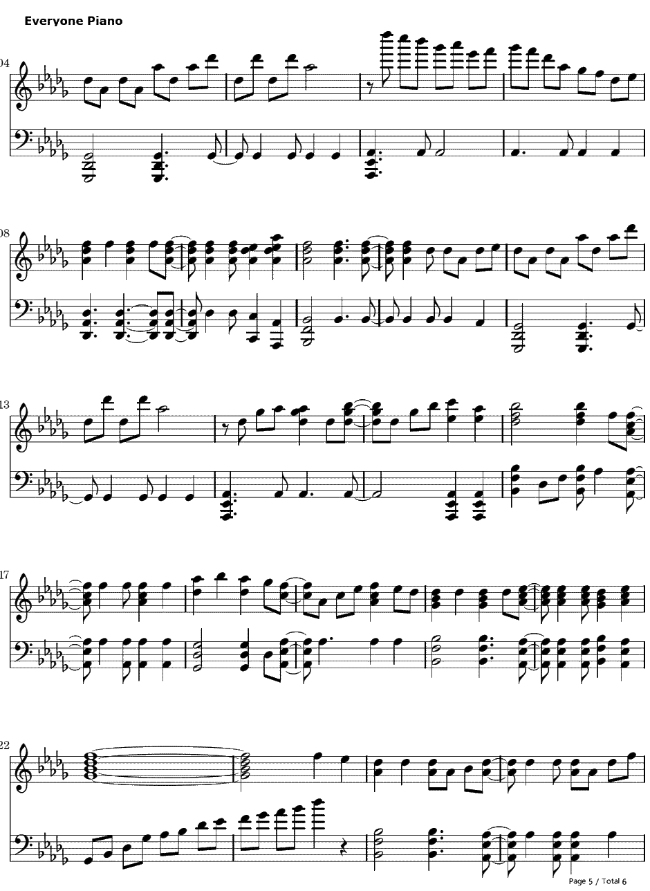 Do You Hear What I Hear钢琴谱-Bing Crosby5