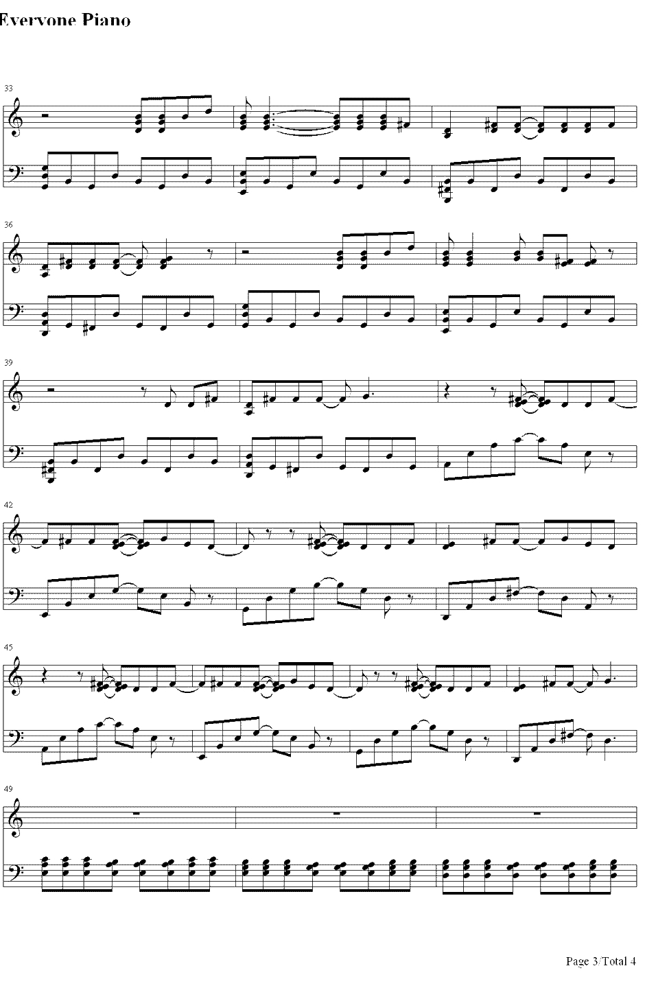 SheWolf钢琴谱-DavidGuettaft.Sia3