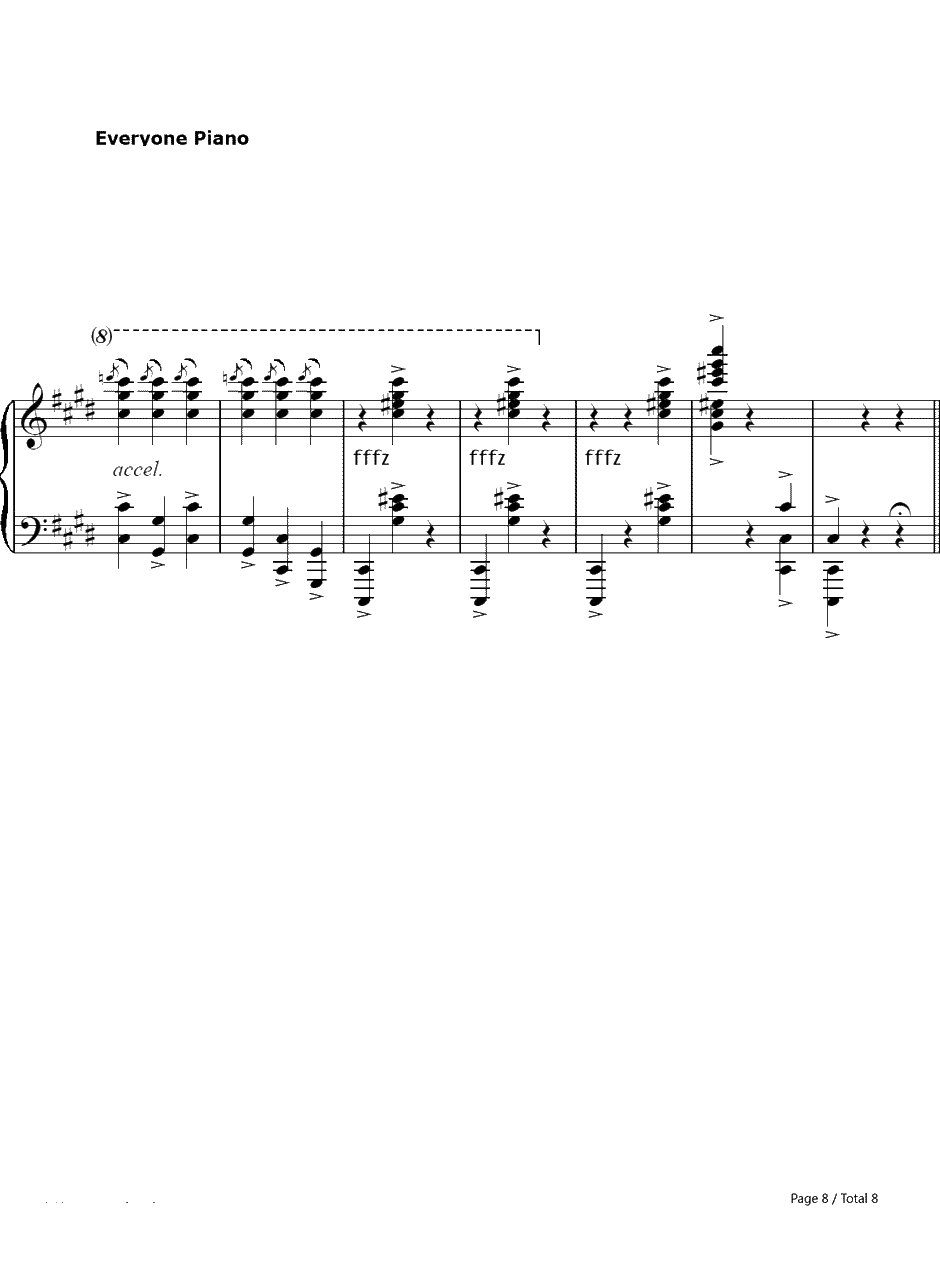 Malaguena钢琴谱-ErnestoLecuona8