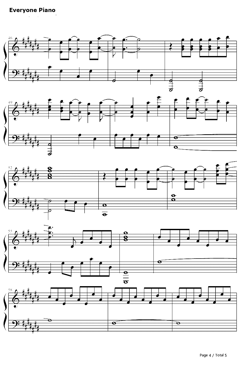 CarryOn钢琴谱-Ali-韩剧信义片尾曲4