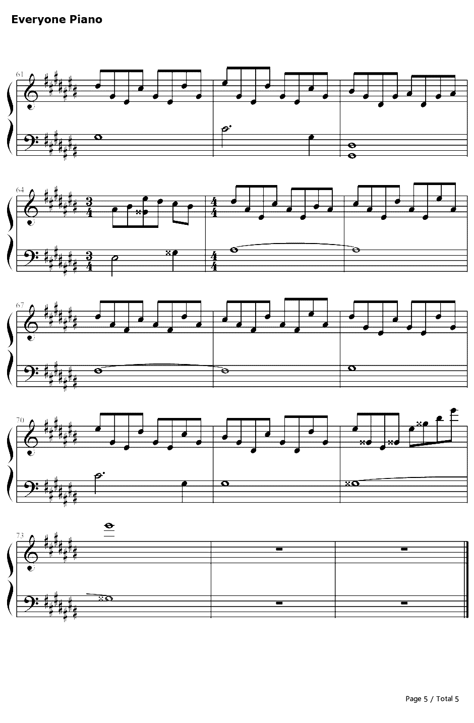 CarryOn钢琴谱-Ali-韩剧信义片尾曲5