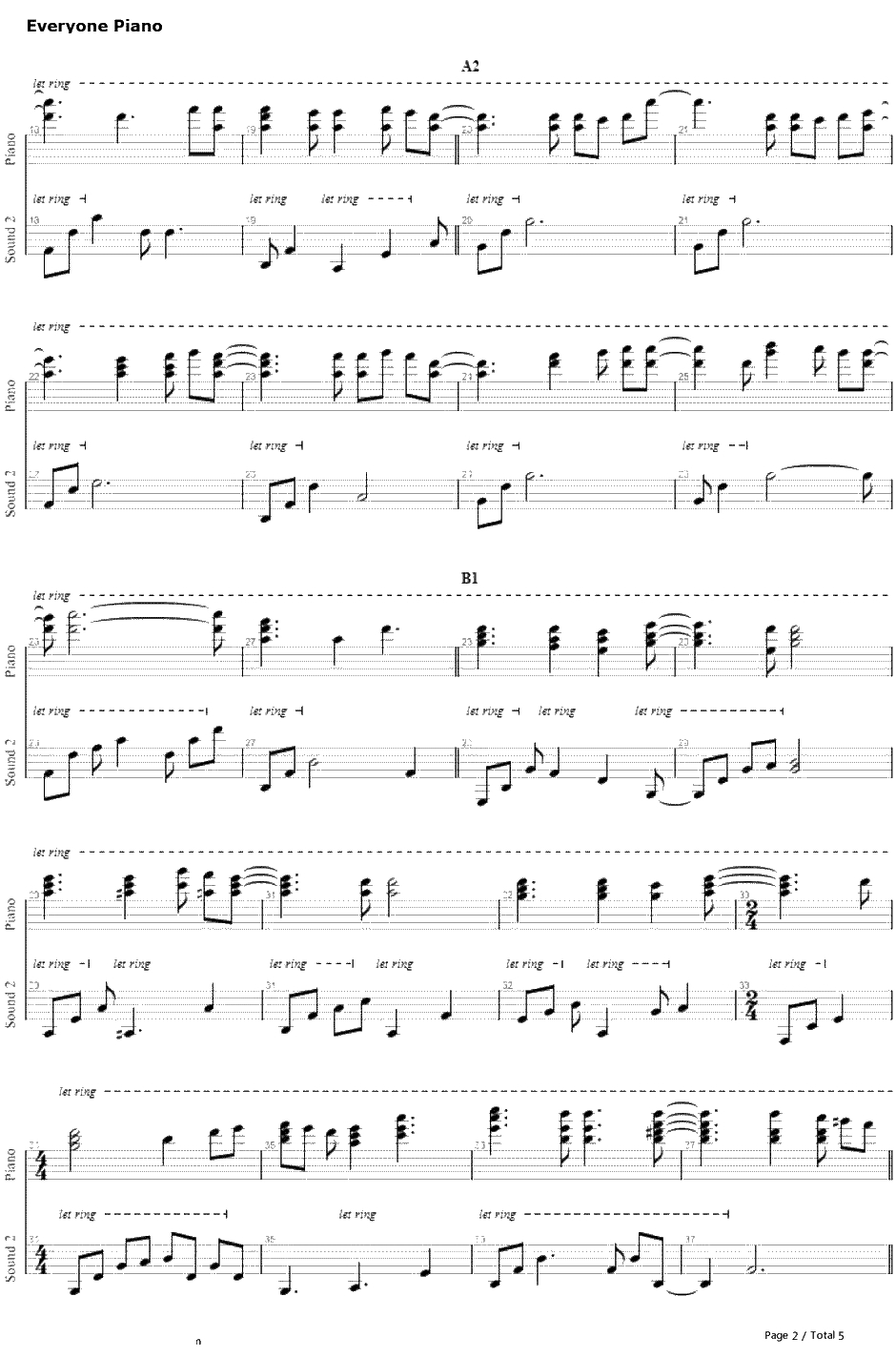幸せな记忆钢琴谱-上原れな上原玲奈-《WHITEALBUM2》（白色相簿2）BGM2