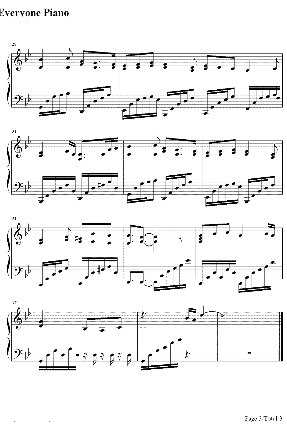璀璨天空中的寂静（輝く空の静寂には）钢琴谱-Kalafina-《黑执事II》插曲3