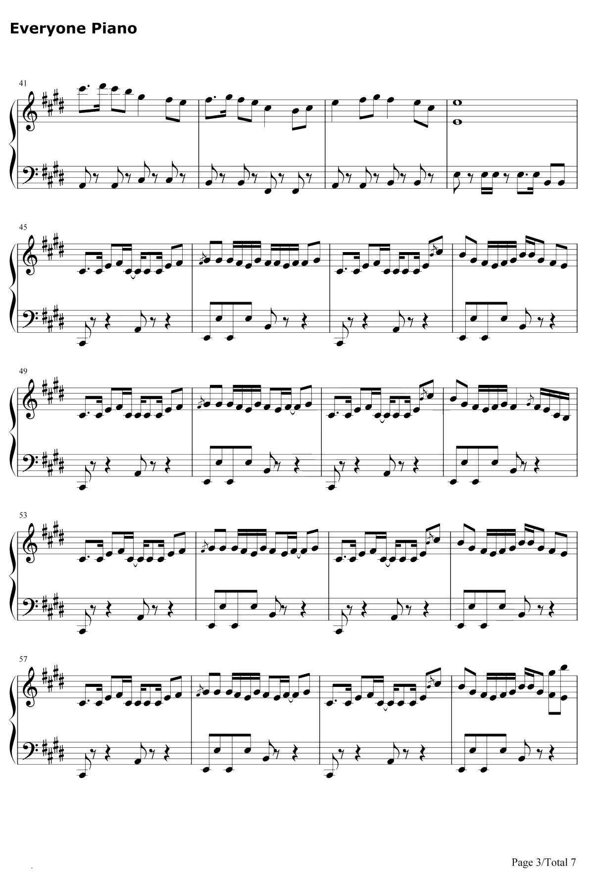 Monody钢琴谱-TheFatRatLauraBrehm-TheFatRat-抖音歌曲3