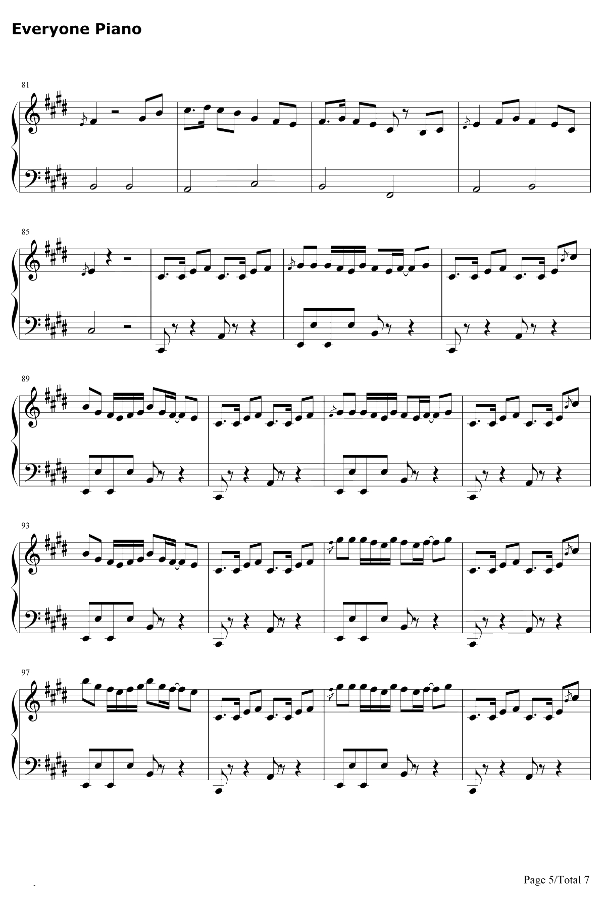 Monody钢琴谱-TheFatRatLauraBrehm-TheFatRat-抖音歌曲5