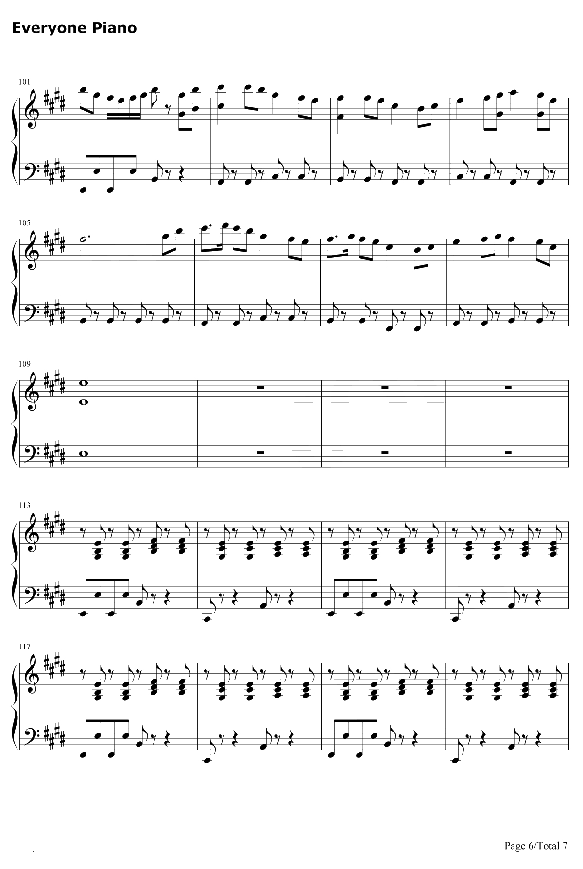 Monody钢琴谱-TheFatRatLauraBrehm-TheFatRat-抖音歌曲6