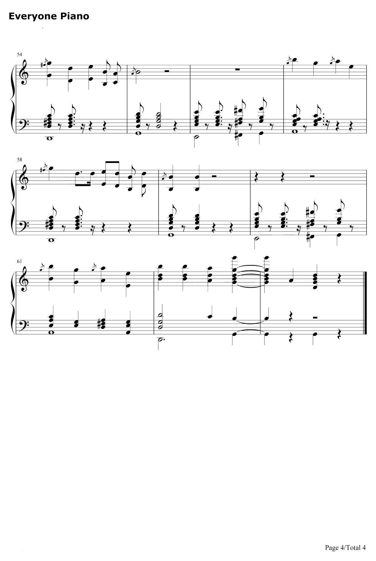 Wish You Were Gay钢琴谱-BillieEilish4