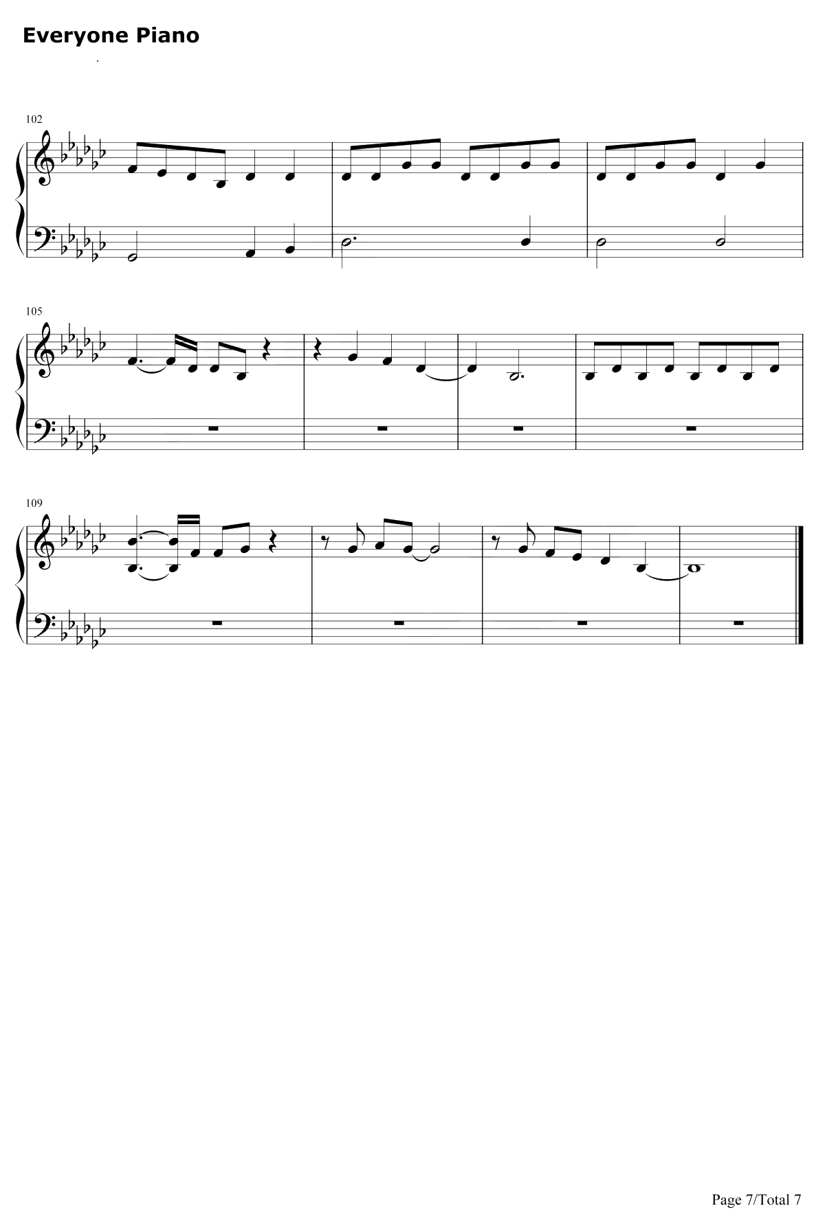 NASA钢琴谱-ArianaGrande7