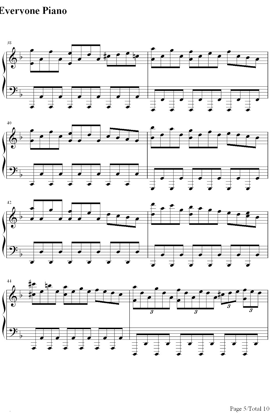 亨德尔的萨拉班德（Handel'sSarabande）钢琴谱-马克西姆MaksimMrvica5