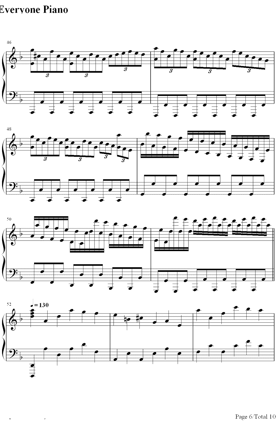 亨德尔的萨拉班德（Handel'sSarabande）钢琴谱-马克西姆MaksimMrvica6