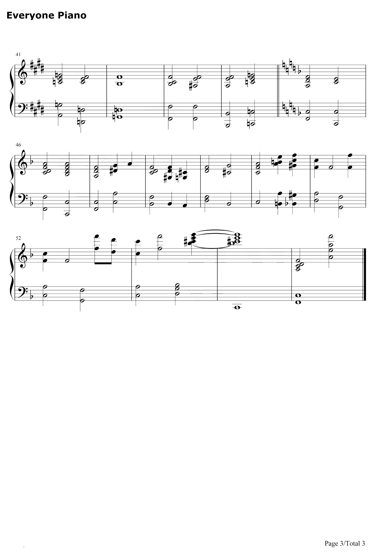 The Christmas Song钢琴谱-NatKingCole-ChestnutsRoastingonanOpenFire3
