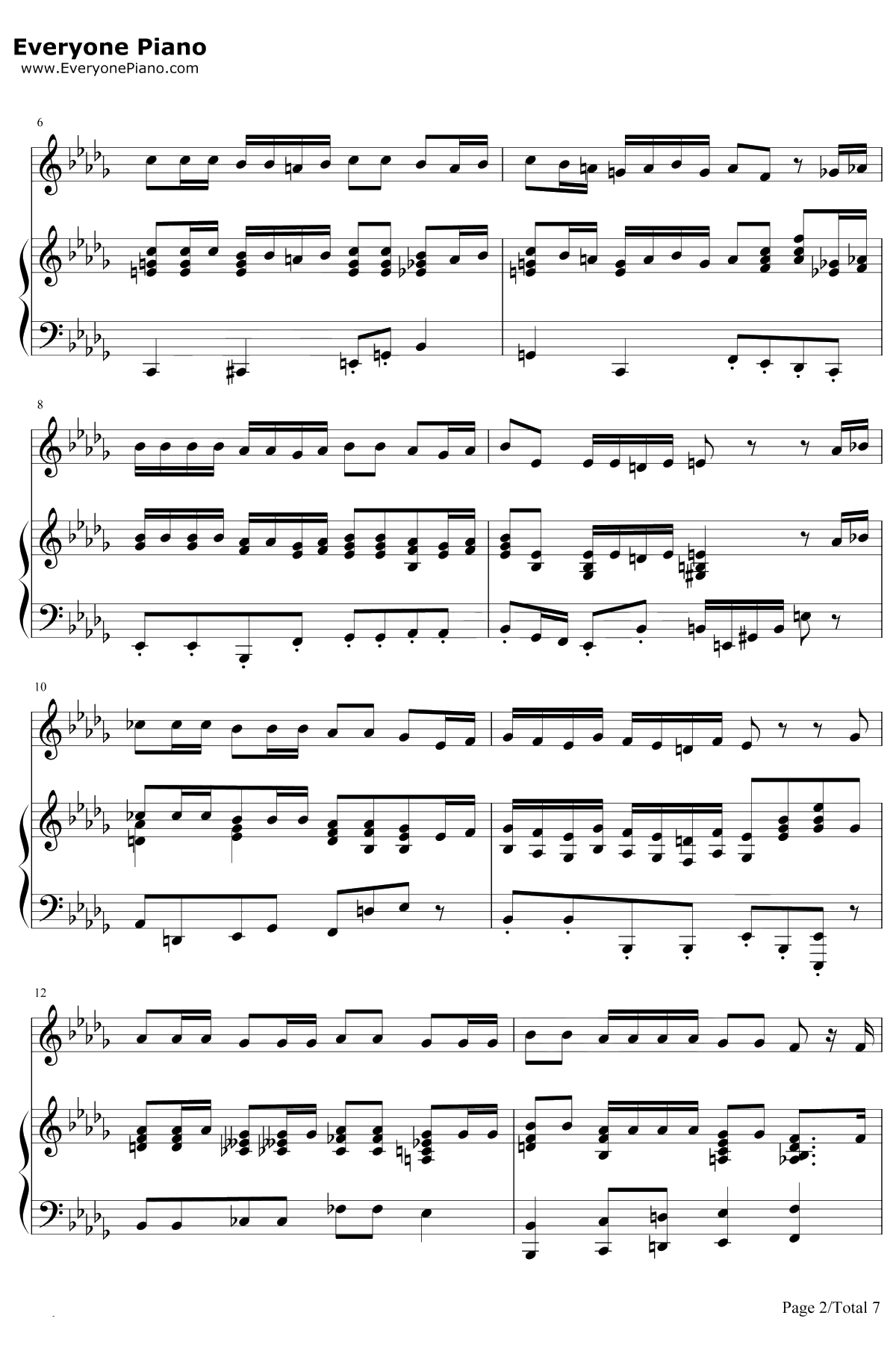 Jack's Lament钢琴谱-DannyElfman-圣诞夜惊魂OST2