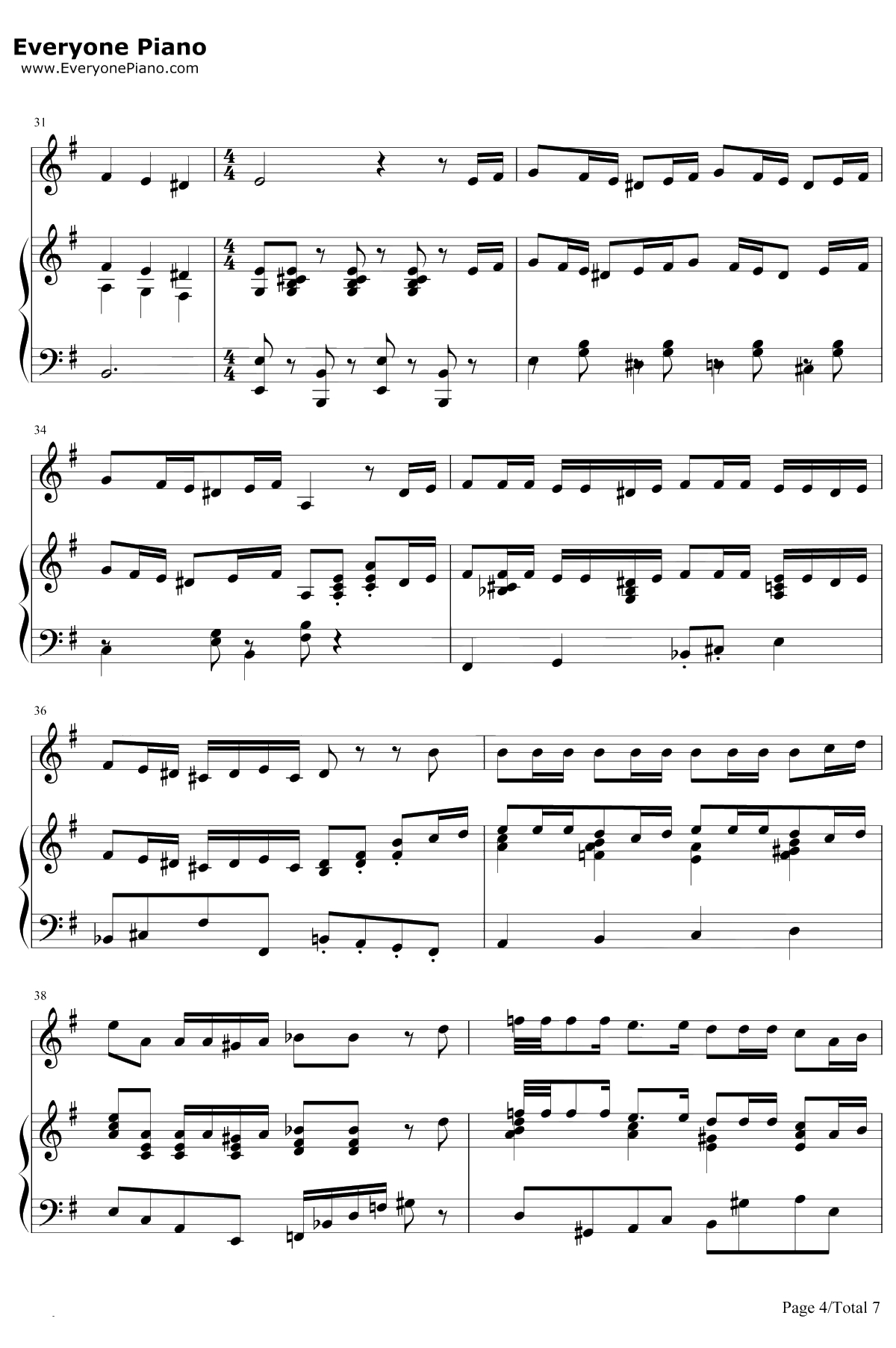 Jack's Lament钢琴谱-DannyElfman-圣诞夜惊魂OST4