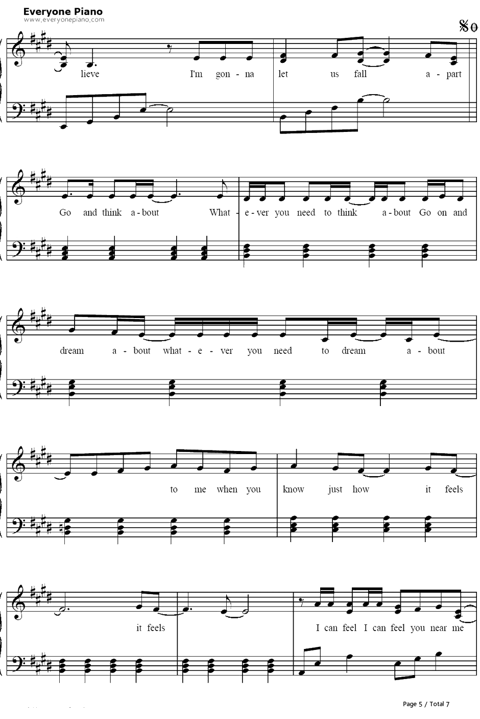 Why钢琴谱-艾薇儿-AvrilLavigne5