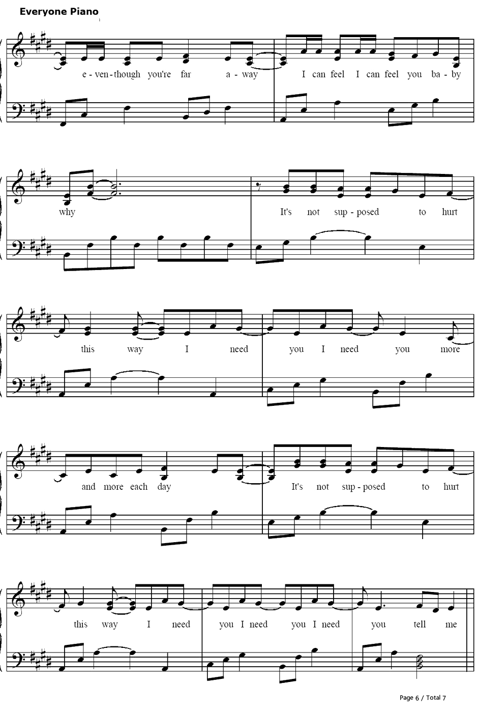 Why钢琴谱-艾薇儿-AvrilLavigne6