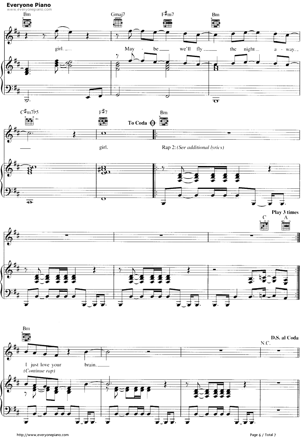 Like I Love You钢琴谱-JustinTimberlake6