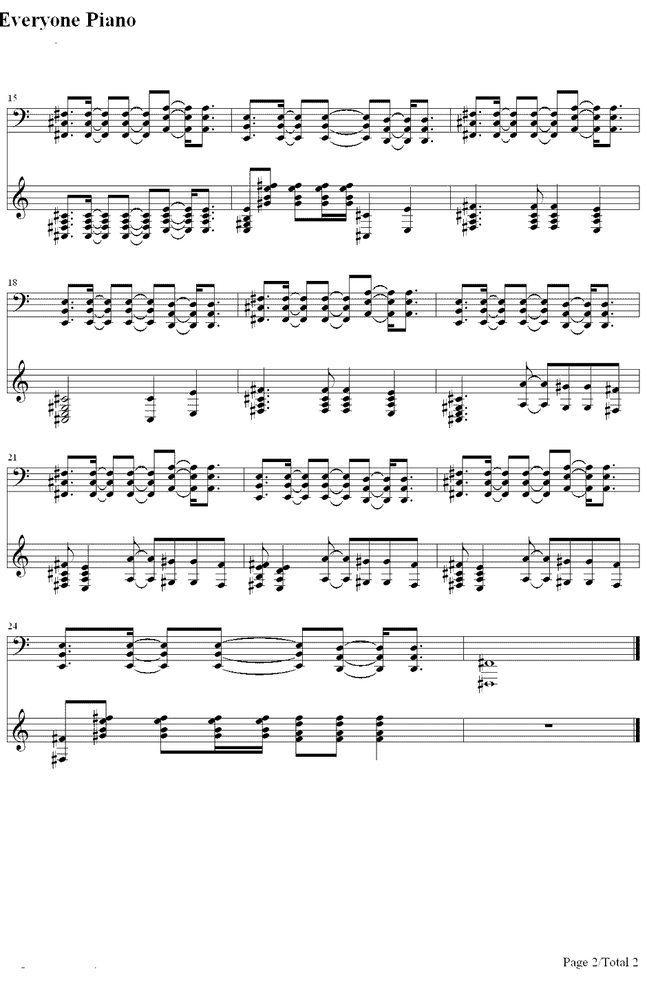 Something New钢琴谱-GirlsAloud2