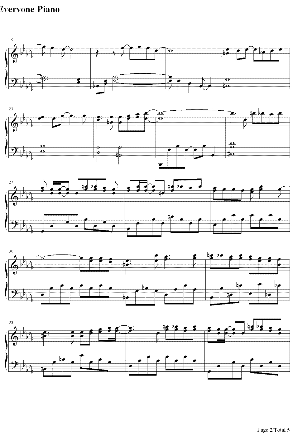 瞳のこたえ（血色之瞳的未来）钢琴谱-Noria-《神幻拍档07GHOST》ED2