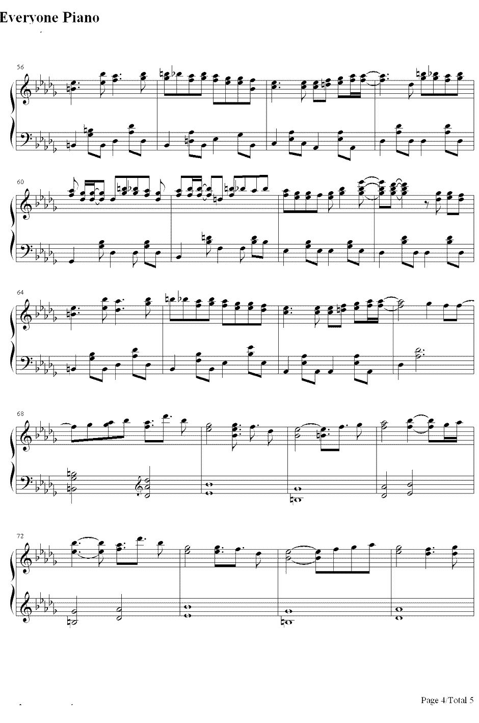 瞳のこたえ（血色之瞳的未来）钢琴谱-Noria-《神幻拍档07GHOST》ED4