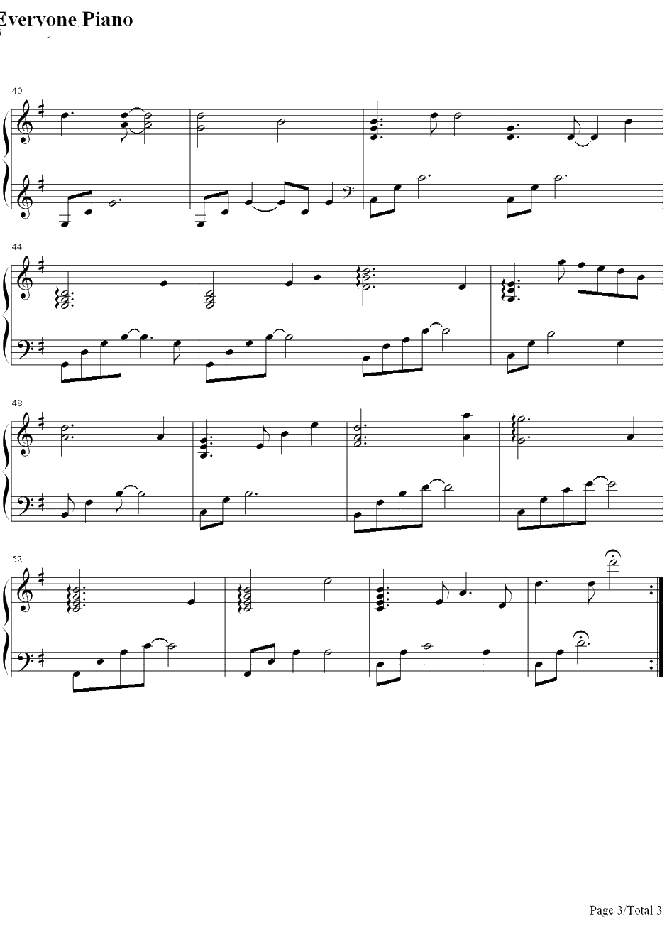 星ばかり见ていた钢琴谱-松冈纯也-《天使のいない12月》OST3