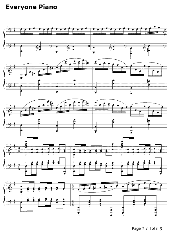 secret（慢板）钢琴谱-周杰伦-secret（慢板）2