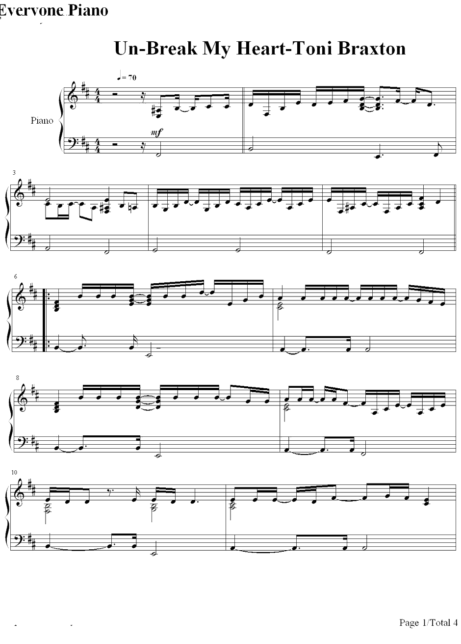 Un钢琴谱-ToniBraxton-BreakMyHeart-1