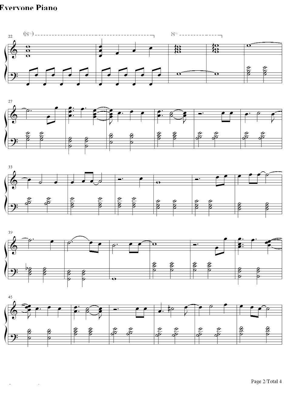 My Dearest钢琴谱-Supercell-《罪恶王冠》片头曲2