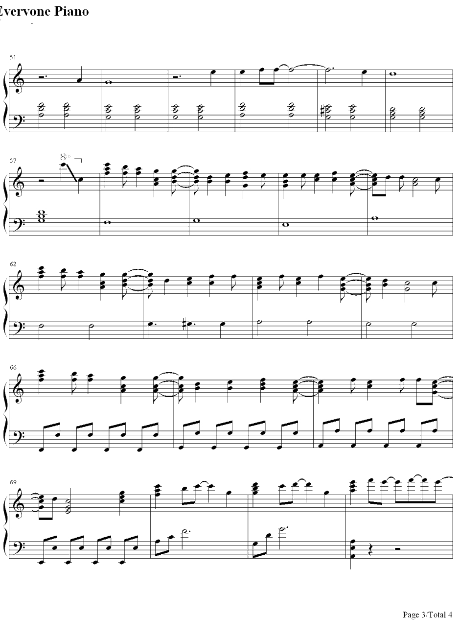 My Dearest钢琴谱-Supercell-《罪恶王冠》片头曲3