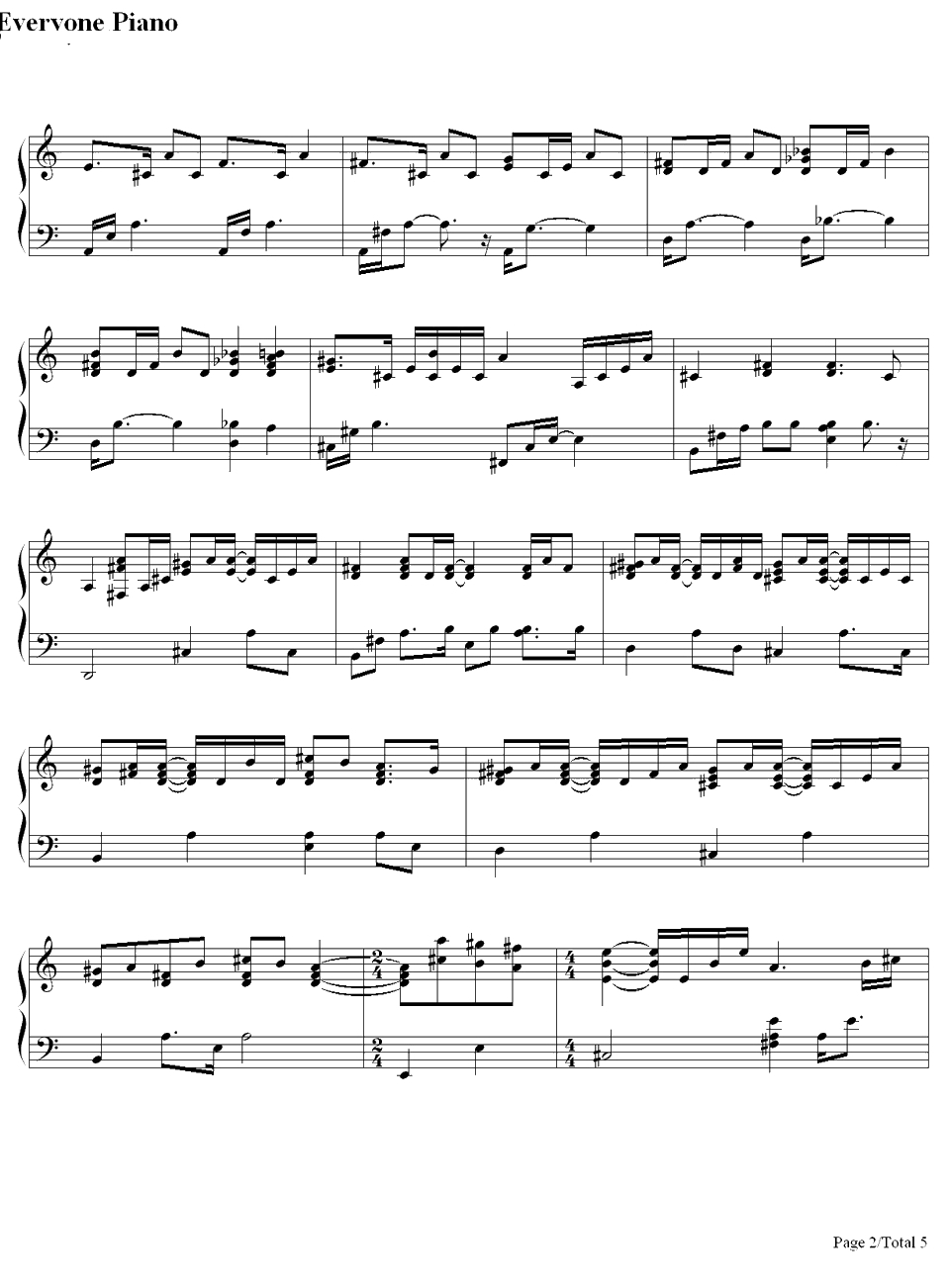 Greatest Love of All钢琴谱-WhitneyHouston2