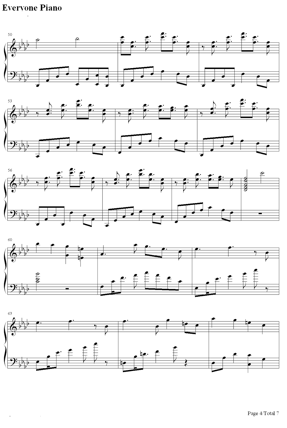 梦、时々钢琴谱-触手猴4