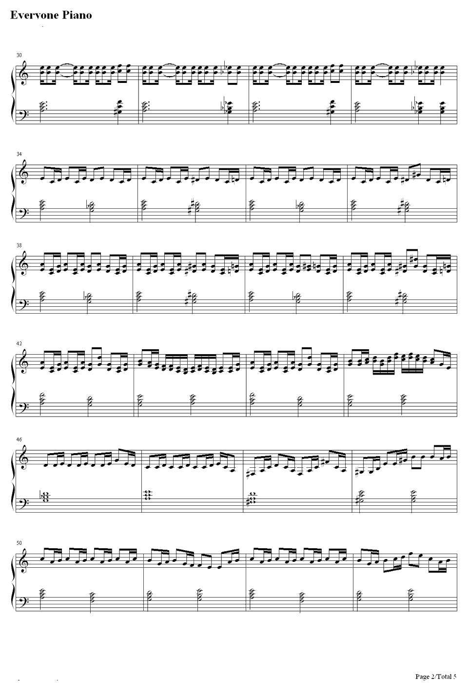 パラジクロロベンゼン钢琴谱-镜音レン2