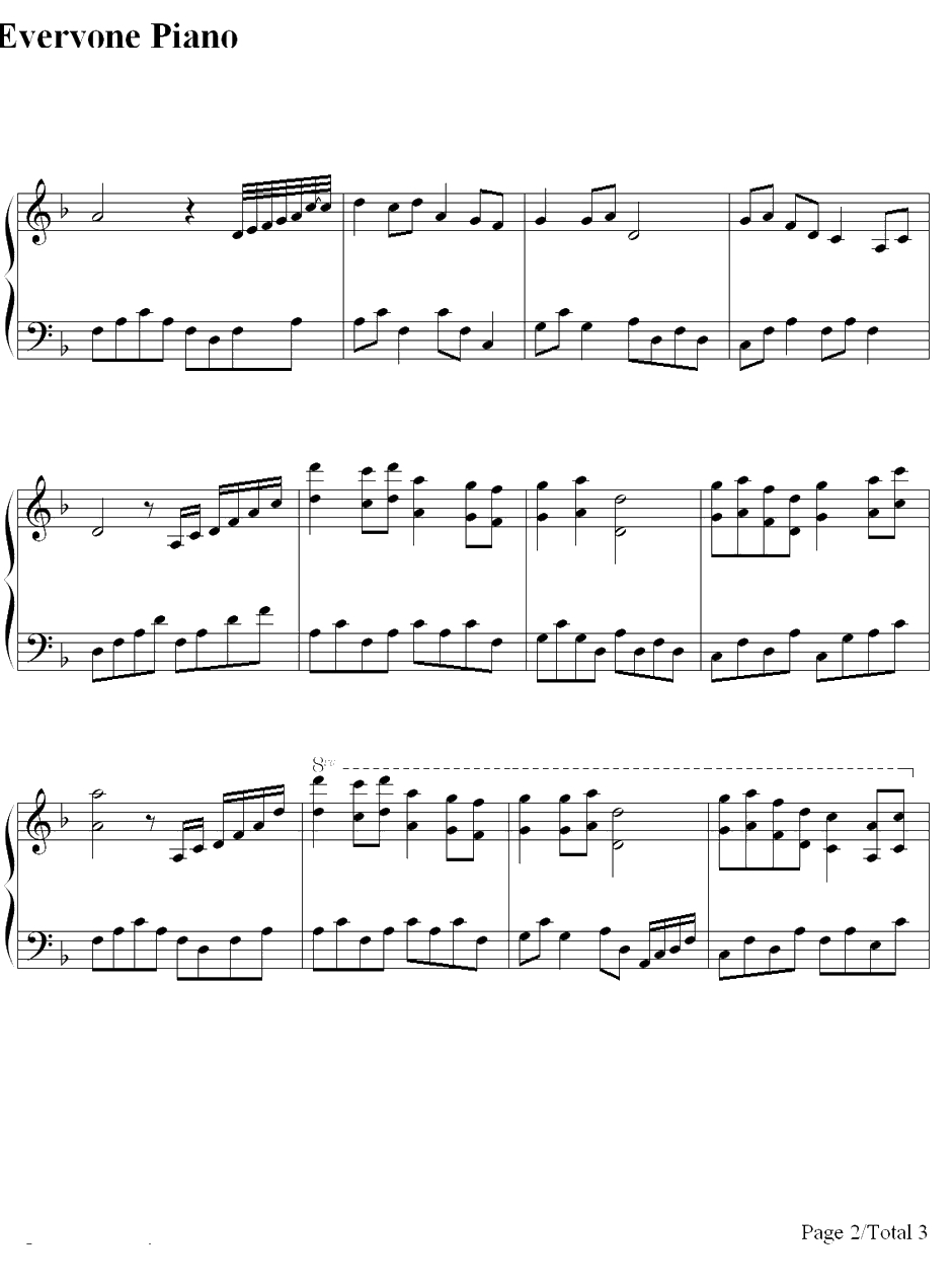 痴情冢钢琴谱-贾青-《天龙八部》片尾主题歌暨插曲2