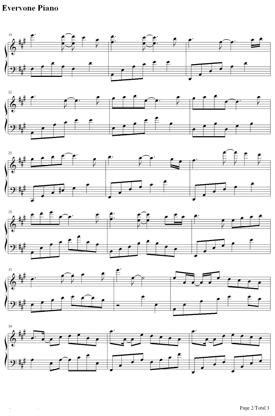 In The Morning Light钢琴谱-雅尼（Yanni）2