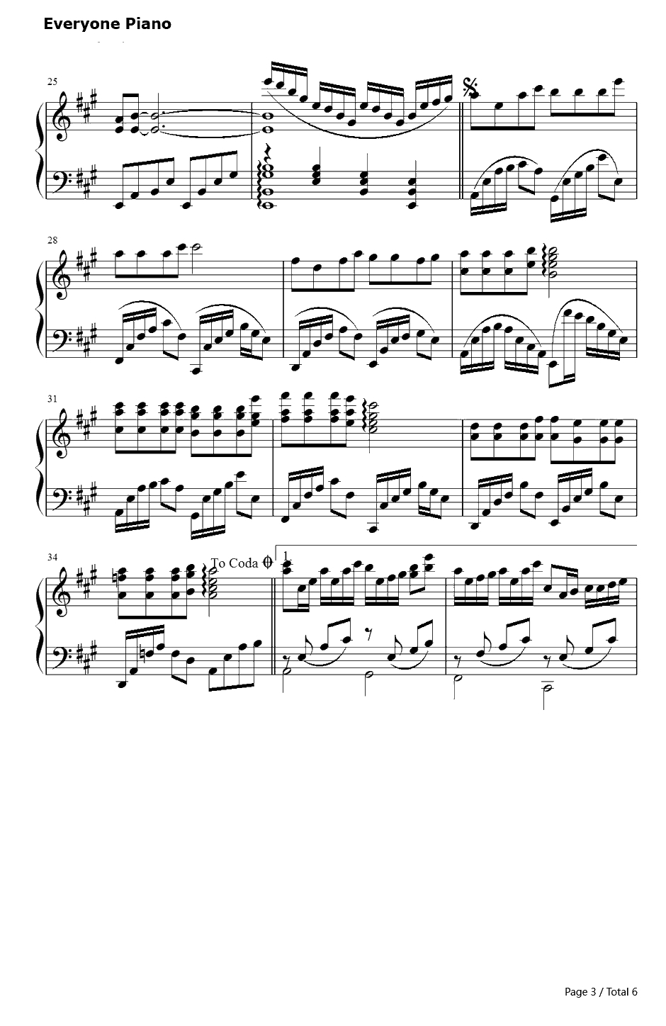 一生有你钢琴谱-水木年华3