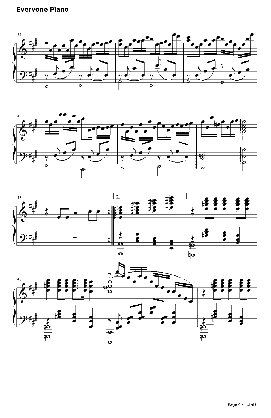 一生有你钢琴谱-水木年华4