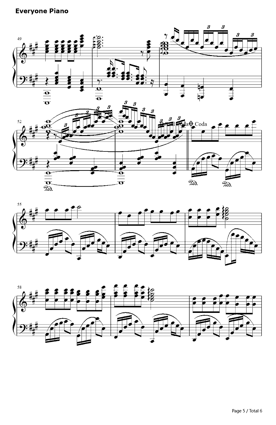 一生有你钢琴谱-水木年华5