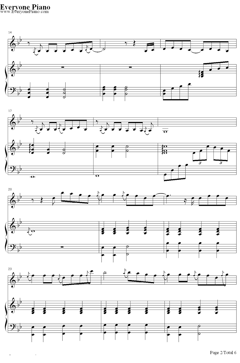 虹之间钢琴谱-金贵晟-《爱情公寓4》插曲2