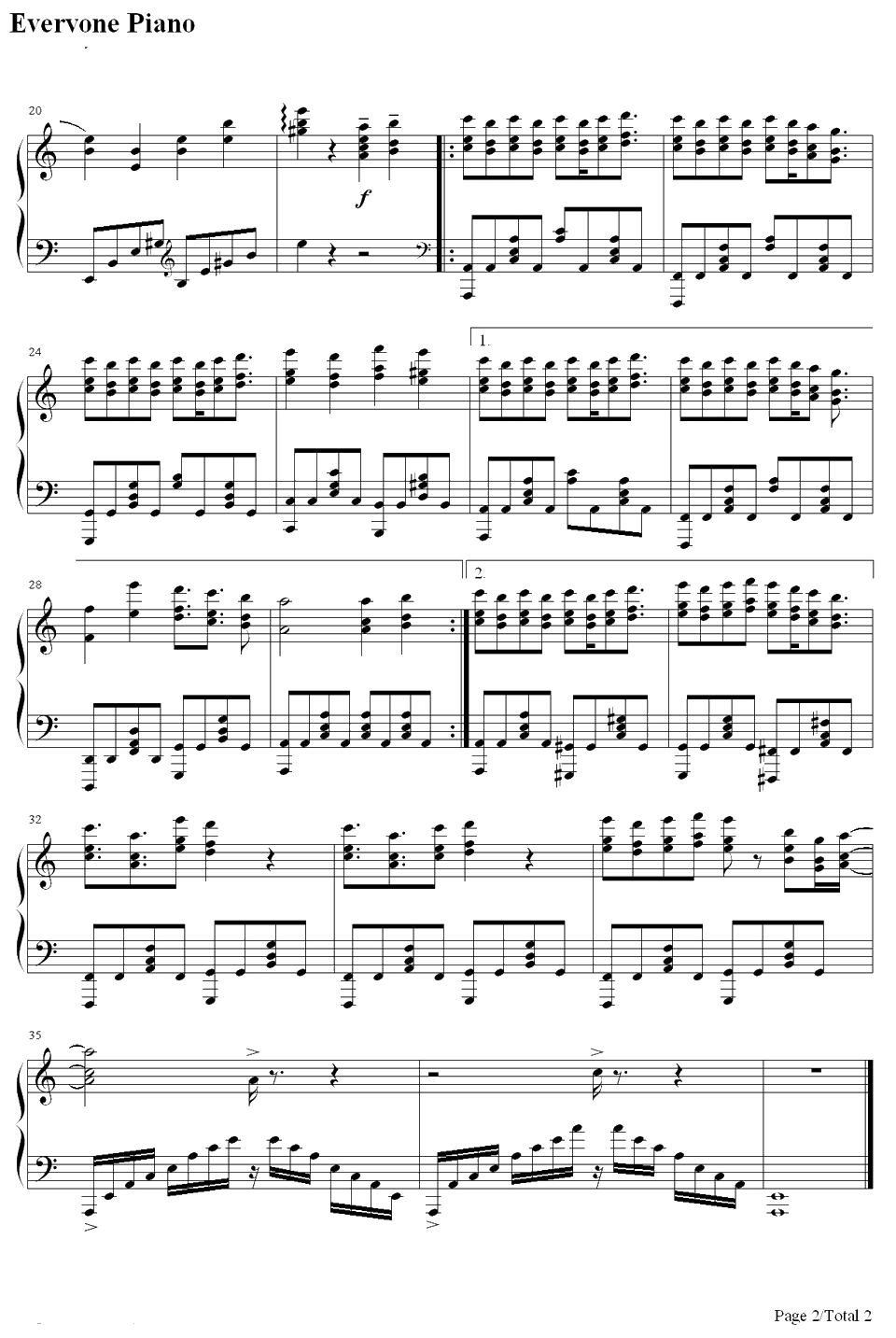 无望之泪（てもでもの涙）钢琴谱-AKB482