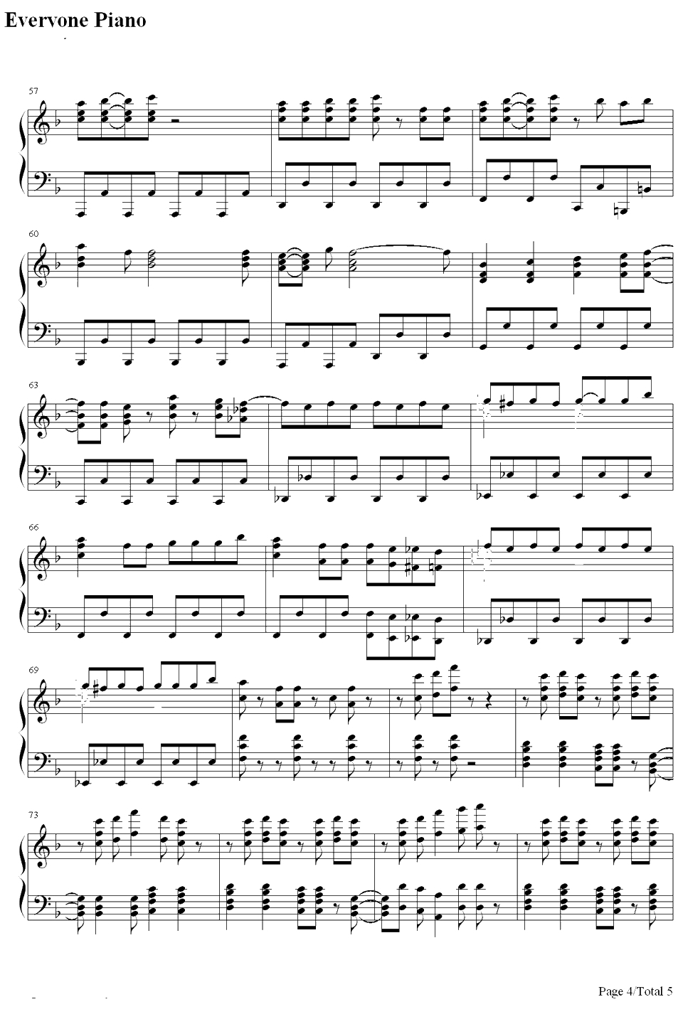 12の34で泣いてwith涙四姉妹钢琴谱-恵比寿マスカッツ4