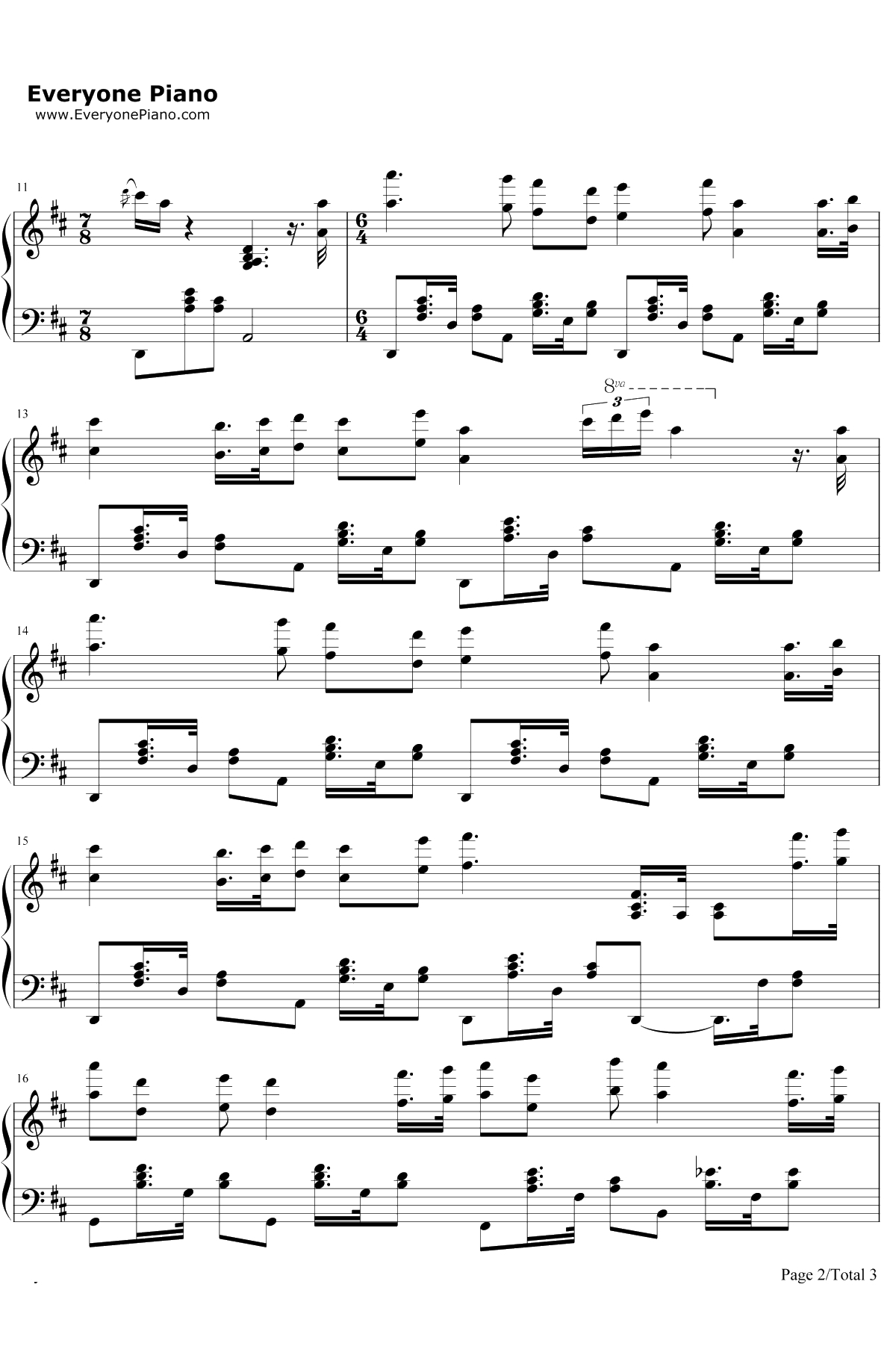 贵女とお茶を钢琴谱-FactoryNoise&AG-《遥かに仰ぎ、丽しの》OST2